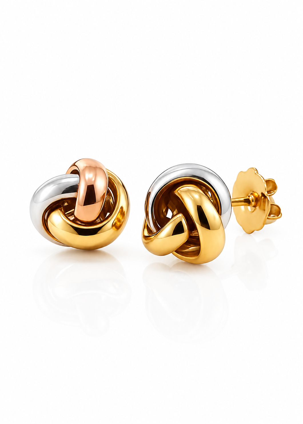 18k Gold Aurora Duo Studs