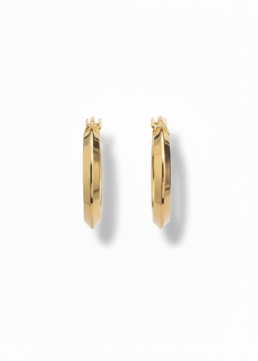 Italian Flat Hoops
