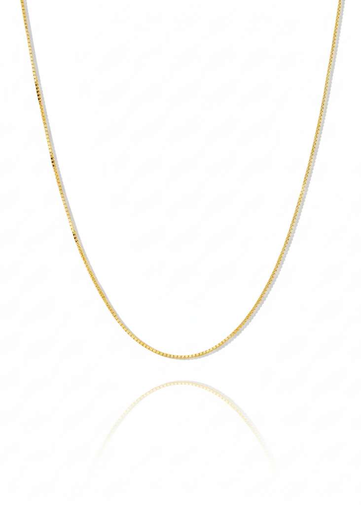 18k Gold Box Chain
