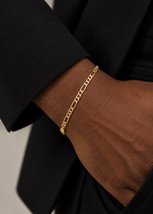 18k Gold Figaro Bracelet